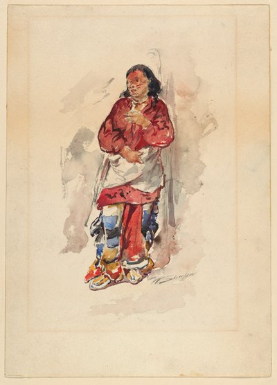 Jeune Cheyenne - Walter Shirlaw