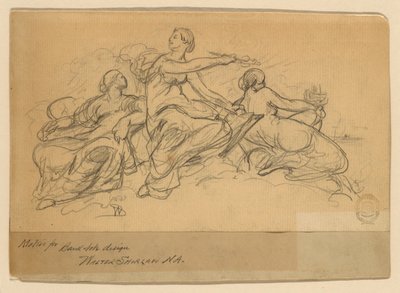Commerce (Motif pour design de billet de banque) - Walter Shirlaw