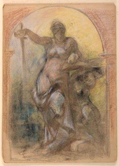 Conception pour une décoration murale - Walter Shirlaw