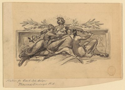 Motif pour la conception de billets de banque - Walter Shirlaw