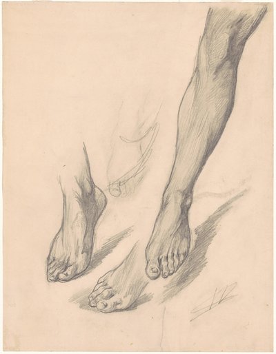 Études de pieds - Walter Shirlaw