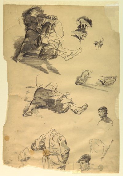 Études de Figures pour une Représentation Historique - Walter Shirlaw