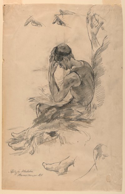 Étude pour illustration - Walter Shirlaw