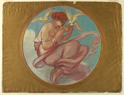 Vénus (Conception pour une peinture murale) - Walter Shirlaw