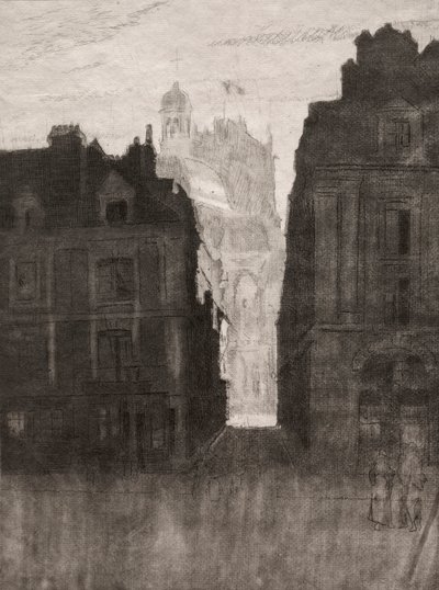 Dieppe, La Rue Notre Dame - Walter Sickert