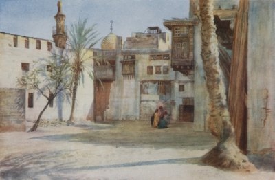Une cour près du bazar des fabricants de tentes, Le Caire - Walter Spencer Stanhope Tyrwhitt