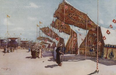 La foire, Moolid El Ahmadee, Le Caire - Walter Spencer Stanhope Tyrwhitt