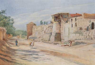 Site traditionnel où Saint Paul a été descendu dans un panier, Damas - Walter Spencer Stanhope Tyrwhitt