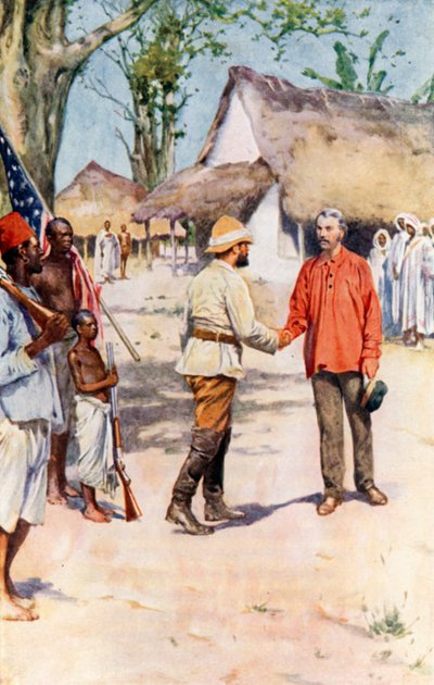 Livingstone et Stanley à Ujiji - Walter Stanley Paget