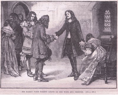 Sir Henry Vane prenant congé de sa femme et de ses amis - Walter Stanley Paget