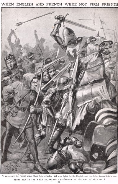 Quand les Français et les Anglais se sont battus à Azincourt, illustration de 