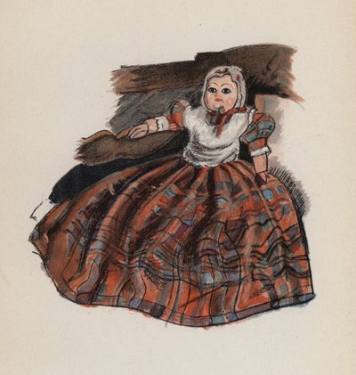 Vieux jouet peint par Walter Trier - Walter Trier