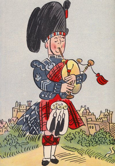 Les costumes fous de Walter Trier : Écosse - Walter Trier