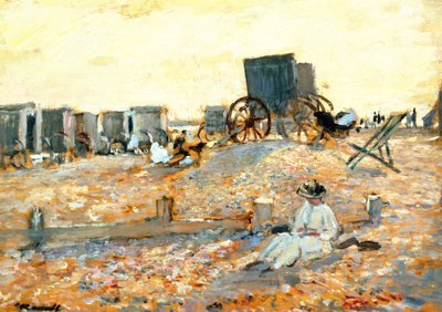 Scène de plage - Walter Westley Russell