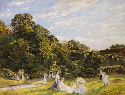 Pique-nique sur Hampstead Heath - Walter Westley Russell