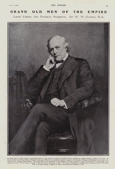 Joseph Lister - Walter William (after) Ouless