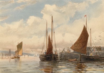Luggers de Penzance à Newlyn - Walter William May