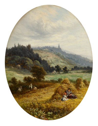 Temps de récolte à Earlswood, près de Redhill, Surrey - Walter Williams