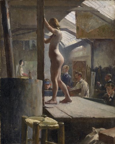Cours de dessin, Académie Julian - Walter Withers