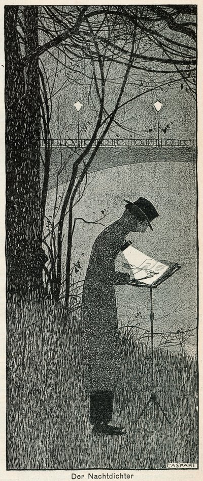 Der Nachtdichter, 1898 - Walther Caspari