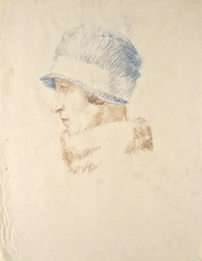 Dame au chapeau - Walther Gamerith