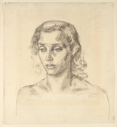 Portrait de femme - Walther Gamerith