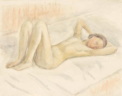 Nu féminin couché - Walther Gamerith