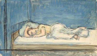 Femme au repos - Walther Gamerith