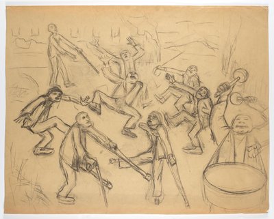 Étude sur "Les survivants - Walther Gamerith