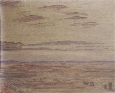 Paysage sombre près d