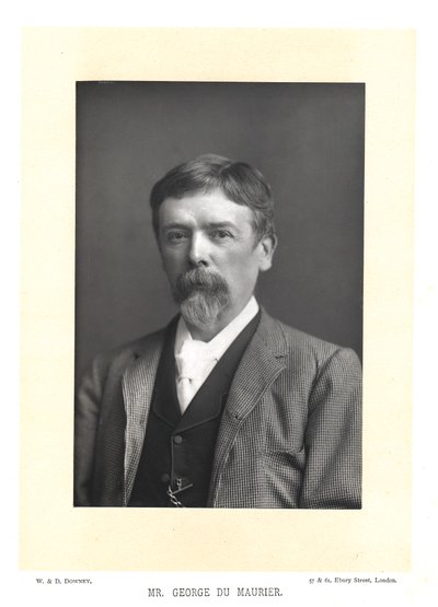 George Du Maurier, écrivain et artiste britannique - WandD Downey