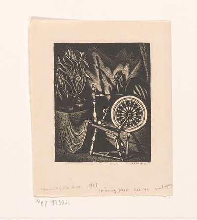 Roue à filer - Wanda Gág (signed by artist)