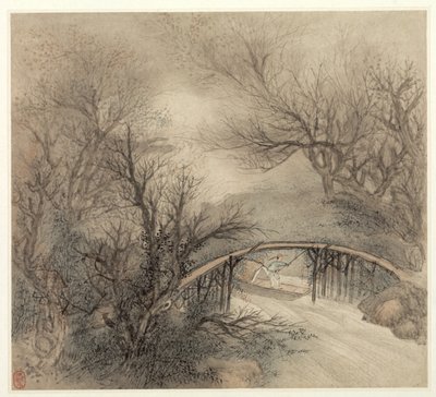 Album de Paysages : Feuille 1 - Wang Gai