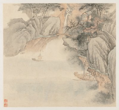 Album de Paysages : Feuille 4 - Wang Gai