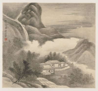 Album de Paysages : Feuille 5 - Wang Gai