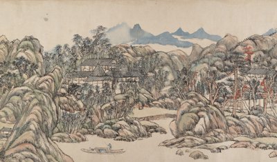 Villa Wangchuan, datée de 1711 - Wang Yuanqi