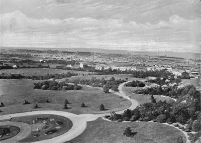 Barnsley Park et ville, vers 1896 - Warner Gothard