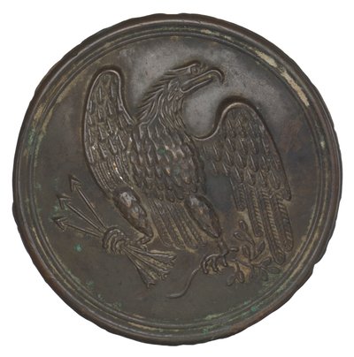 Plaque avec un motif d