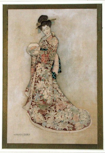 Fille Geisha - Warwick Goble