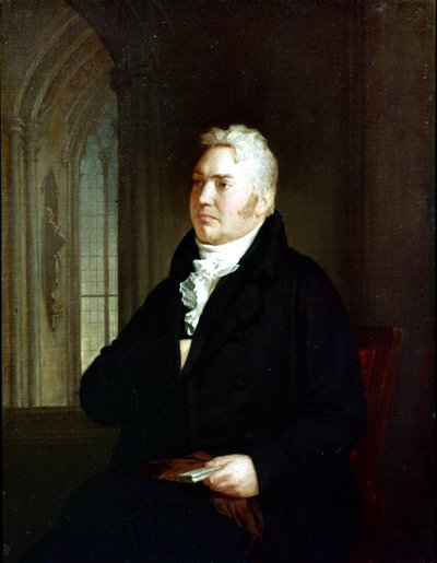 Portrait de Samuel Taylor Coleridge (1772 - 1834). Peinture attribuée à Washington Allston (1779 - 1843) - Washington Allston