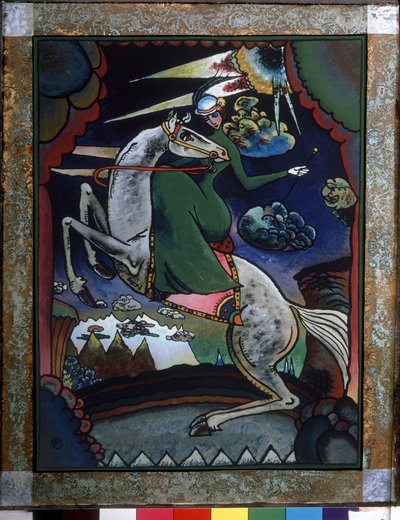 Amazone dans la montagne - Wassily Kandinsky