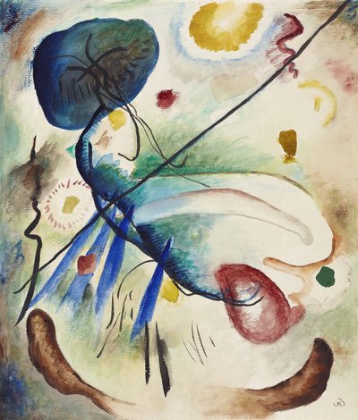 Aquarell mit Strich, 1912 - Wassily Kandinsky