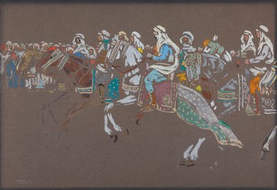 Cavalerie arabe - Wassily Kandinsky