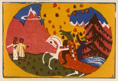 Berge (Blatt 35 aus: "Klänge") - Wassily Kandinsky