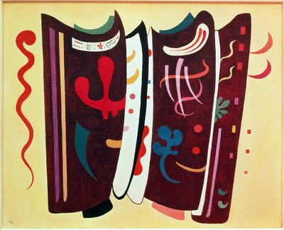 Marron avec supplément - Wassily Kandinsky