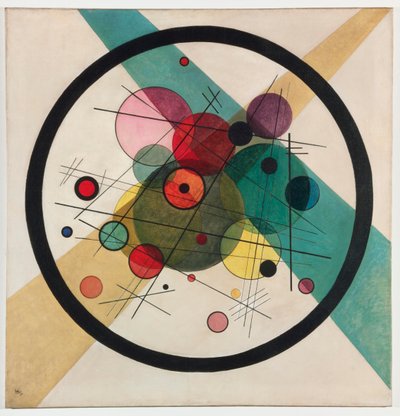 Cercles dans un cercle, 1923 - Wassily Kandinsky