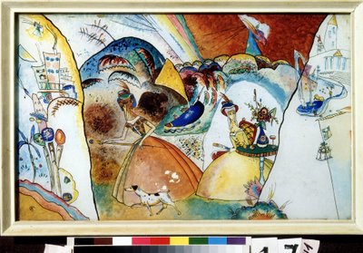 Dames en crinoline - Wassily Kandinsky