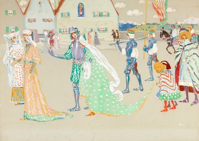 Le jeune couple - Wassily Kandinsky