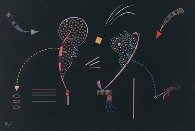 Deux Côtés - Wassily Kandinsky