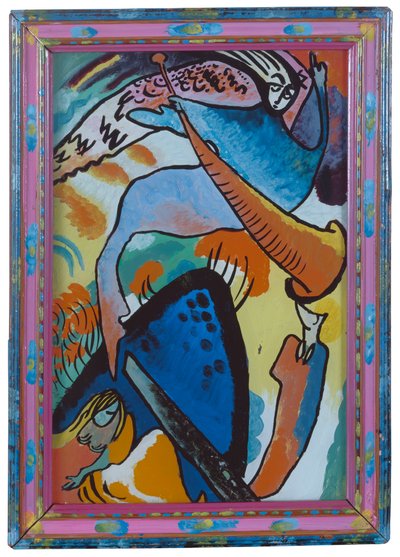 Ange du Jugement Dernier (Fragment Jugement Dernier) - Wassily Kandinsky